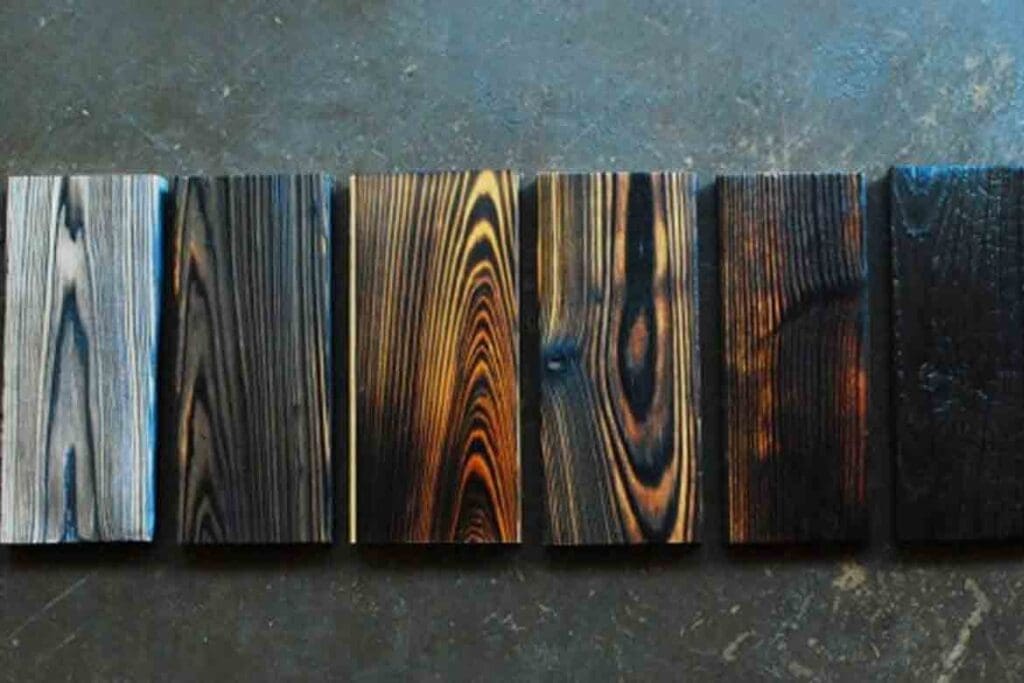 Paying homage to the centuries-old Japanese technique of yakisugi “shou sugi ban.”